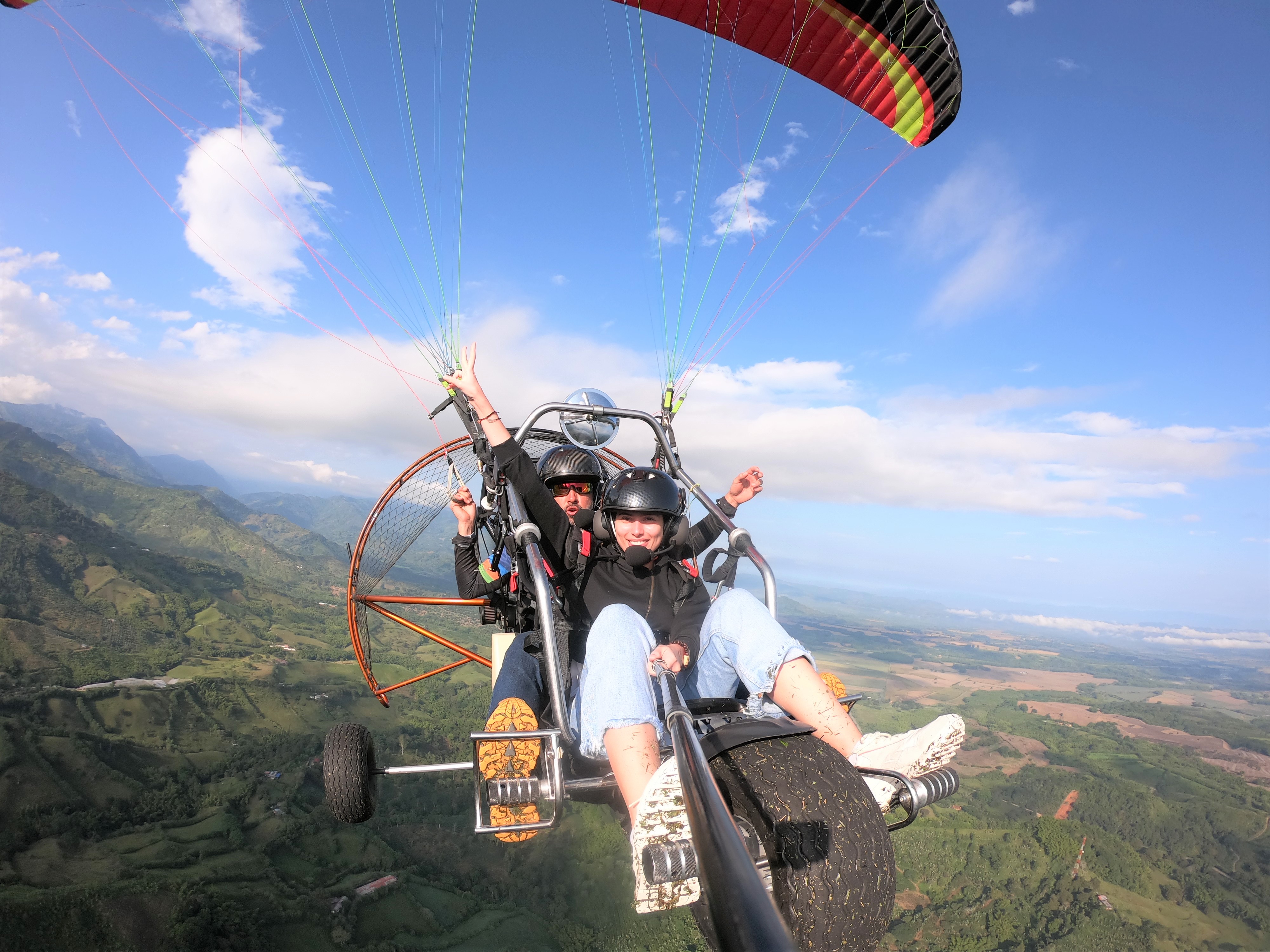 Despegue en parapente